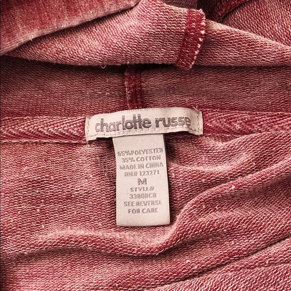 Charlotte Russe | Hooded Sweatshirt - Picture 3 of 4